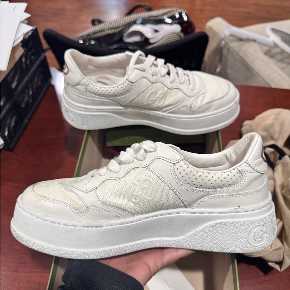 Women's White GUCCI Sneakers